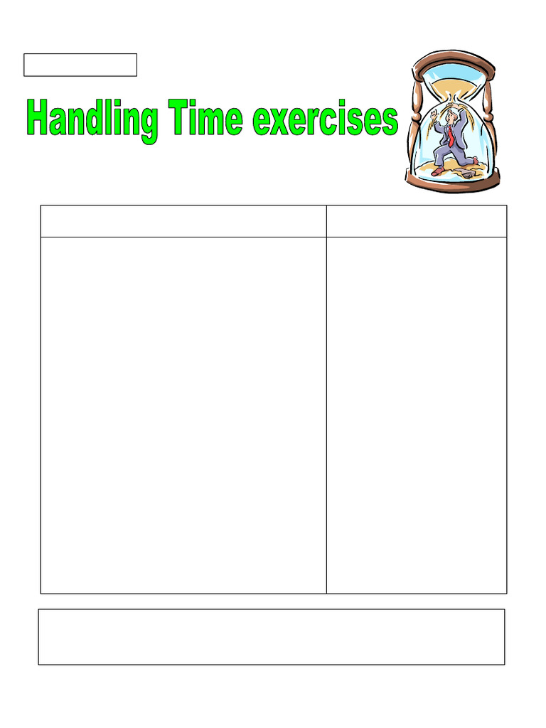Handling Time Exercise | PDF