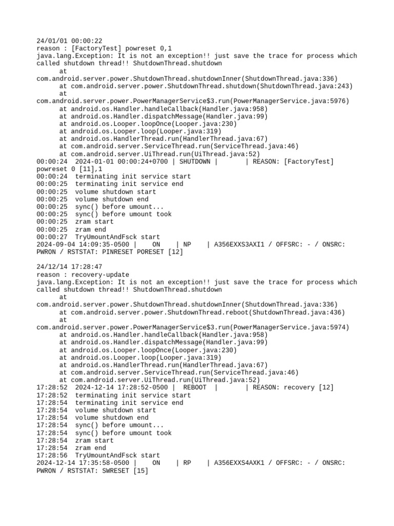 Power Off Reset Reason Backup | PDF | Embedded Linux Distributions ...