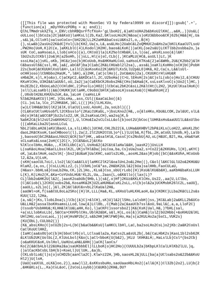 Discord MoonSec V3 Protection Script | PDF