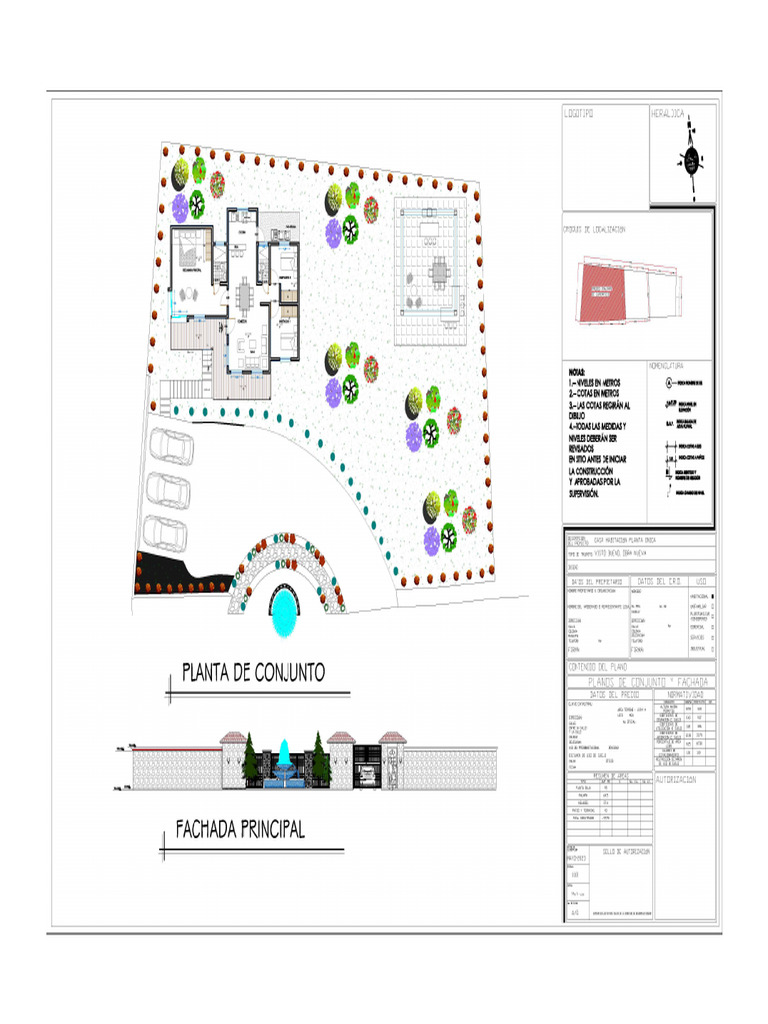 Plano de Conjunto Cabaña BC | PDF