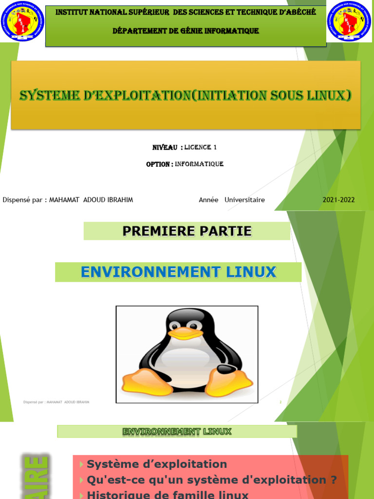 Introduction au Système Linux et Logiciel Libre | PDF | Distribution ...