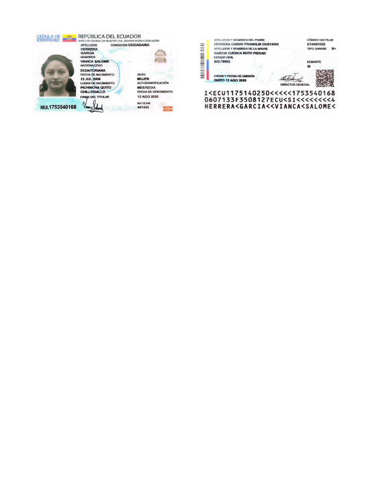 CEDULA | PDF