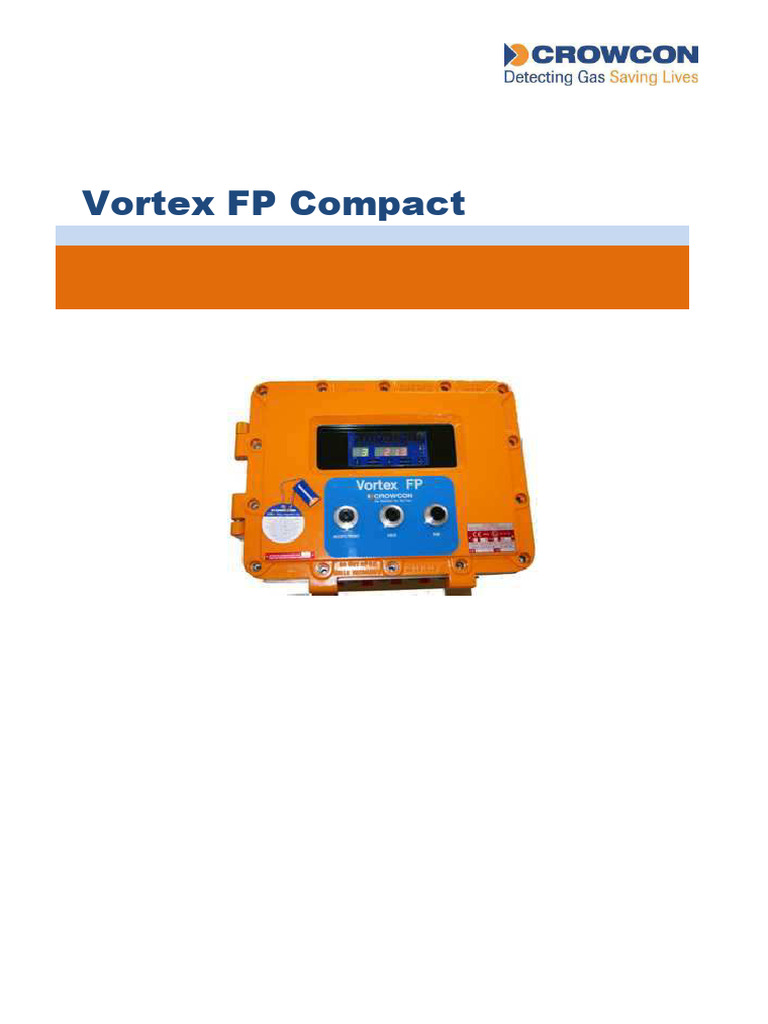 Vortex FP Compact Gas Detection Manual | PDF | Sensor | Light Emitting ...