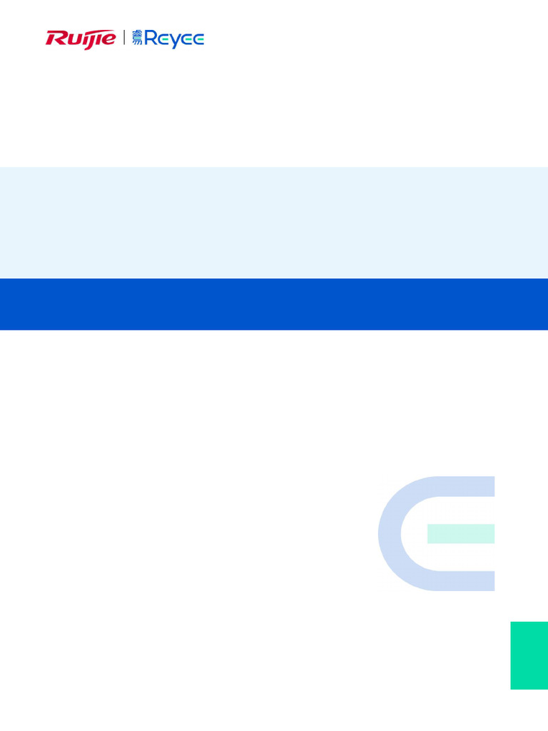 Ruijie Reyee RG-EW Router Setup Guide | PDF | Wi Fi | Computer Network