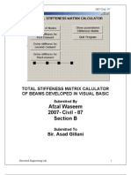 Step by Step Visual Basic Matrix Solver - Structural Engineering