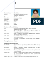 Curriculum Vitae: Elin Herliani