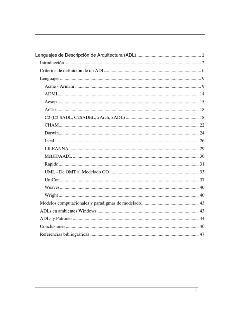Adl | PDF | Lenguaje de programación | Xml