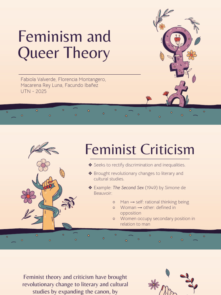 Feminism and Queer Theory in Literature | PDF | Feminism | Gender Studies