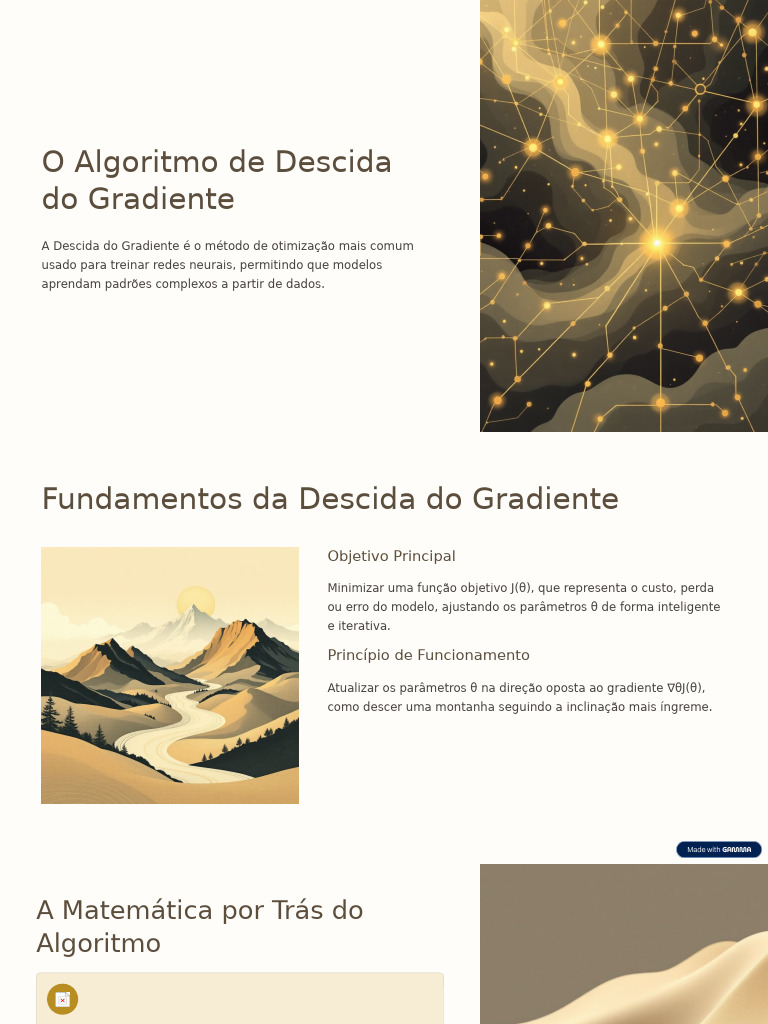 O-Algoritmo-de-Descida-do-Gradiente | PDF | Aprendizagem profunda ...