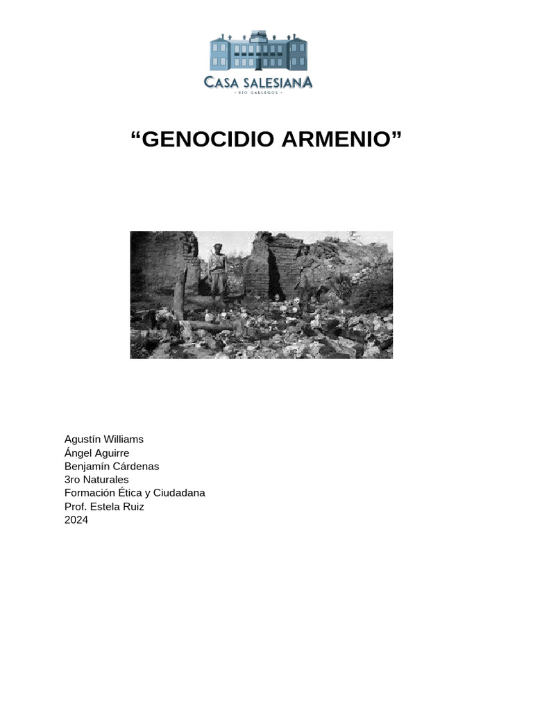 Genocidio Armenio | PDF | genocidio armenio | Armenia