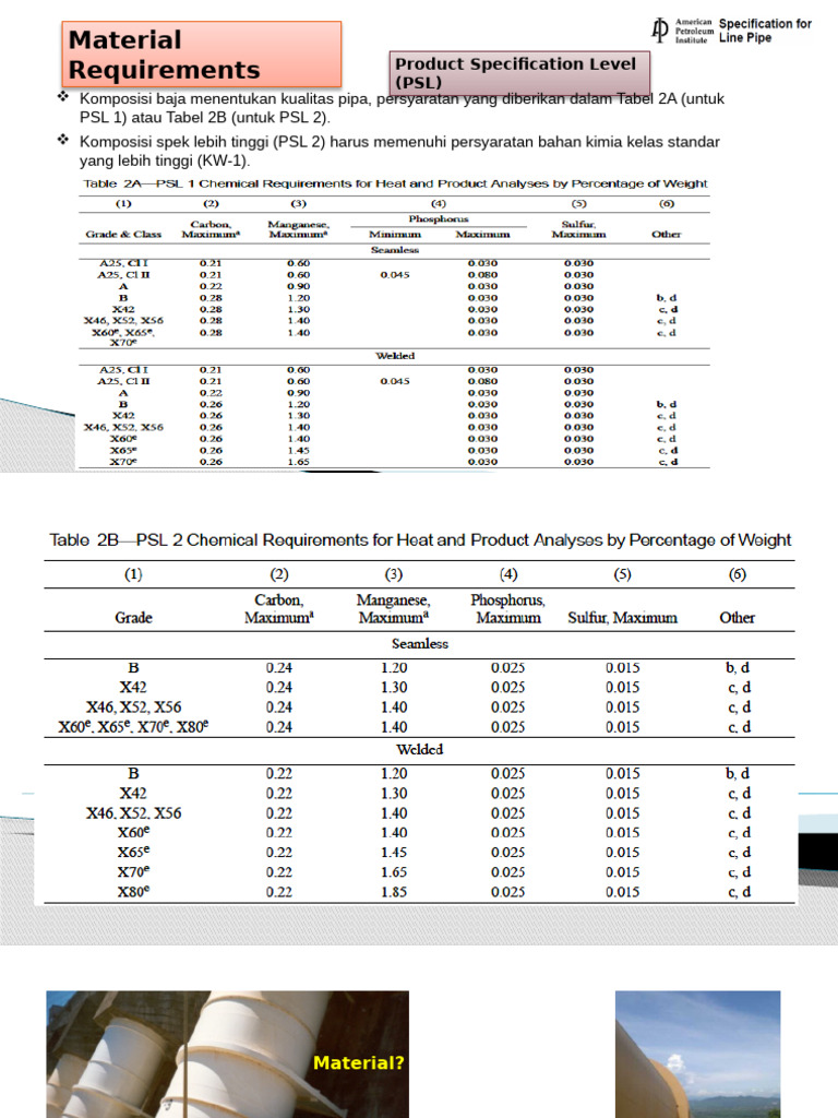 3a. Material API 5l, Astm a106a53 | PDF