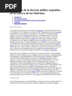 Las Causas de La Derrota Militar Argentina en La Guerra de Las Malvinas