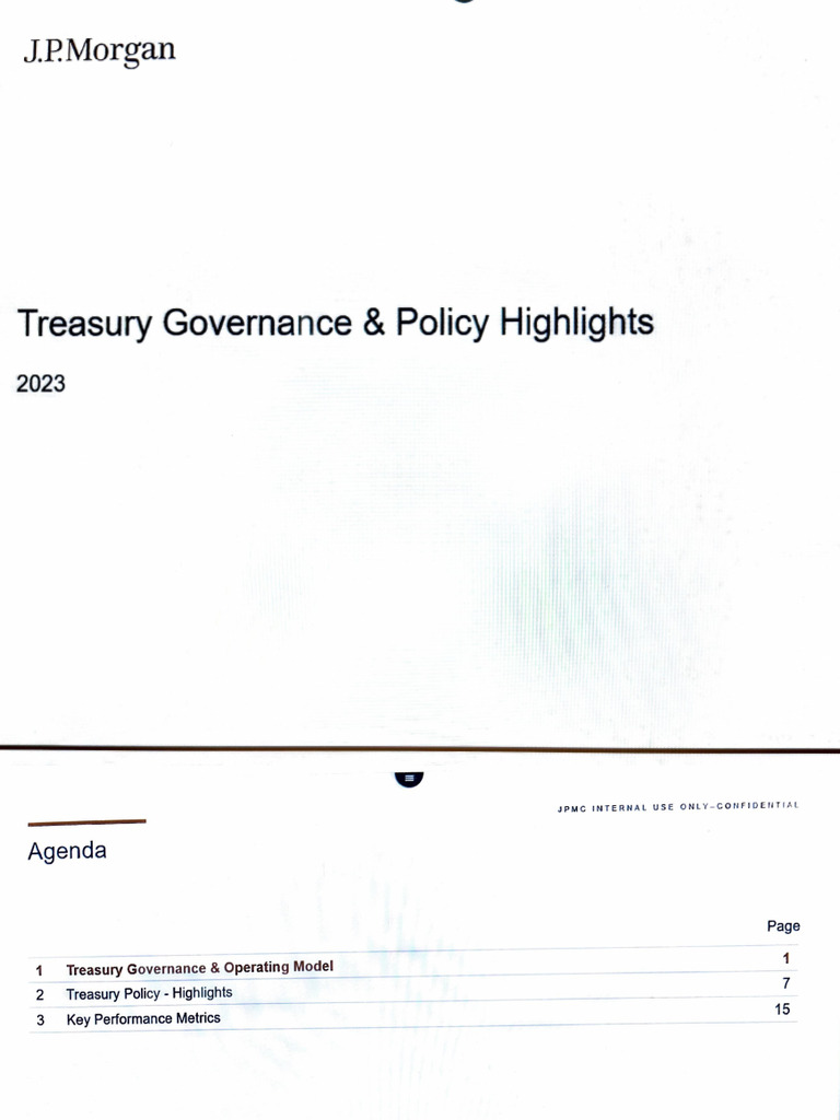 2023 Treasury Governance Overview | PDF | Business | Economies