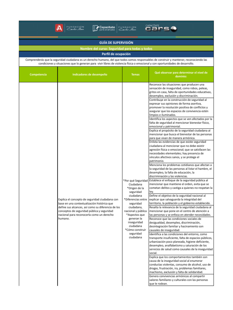 Seguridad Ciudadana: Construcción y Derechos | PDF | Valores | Violencia