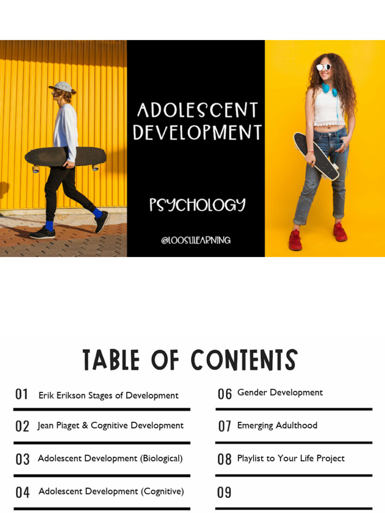 Developmental Psychology Overview | PDF | Adolescence | Puberty