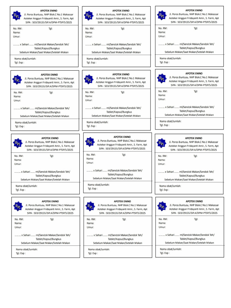 Etiket File PDF | PDF