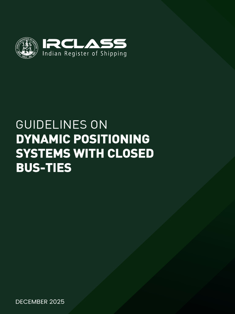 Dynamic Positioning Systems Guidelines 2025 | PDF | Verification And ...