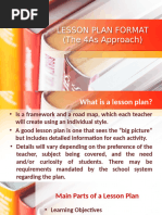 4A's and 5A's Lesson Plan Format | PDF | Lesson Plan | Learning