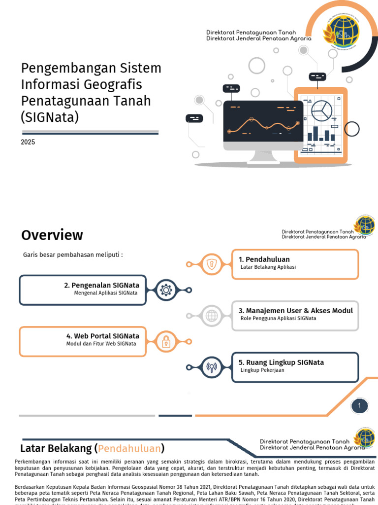 Sistem Informasi Geografis SIGNata 2025 | PDF