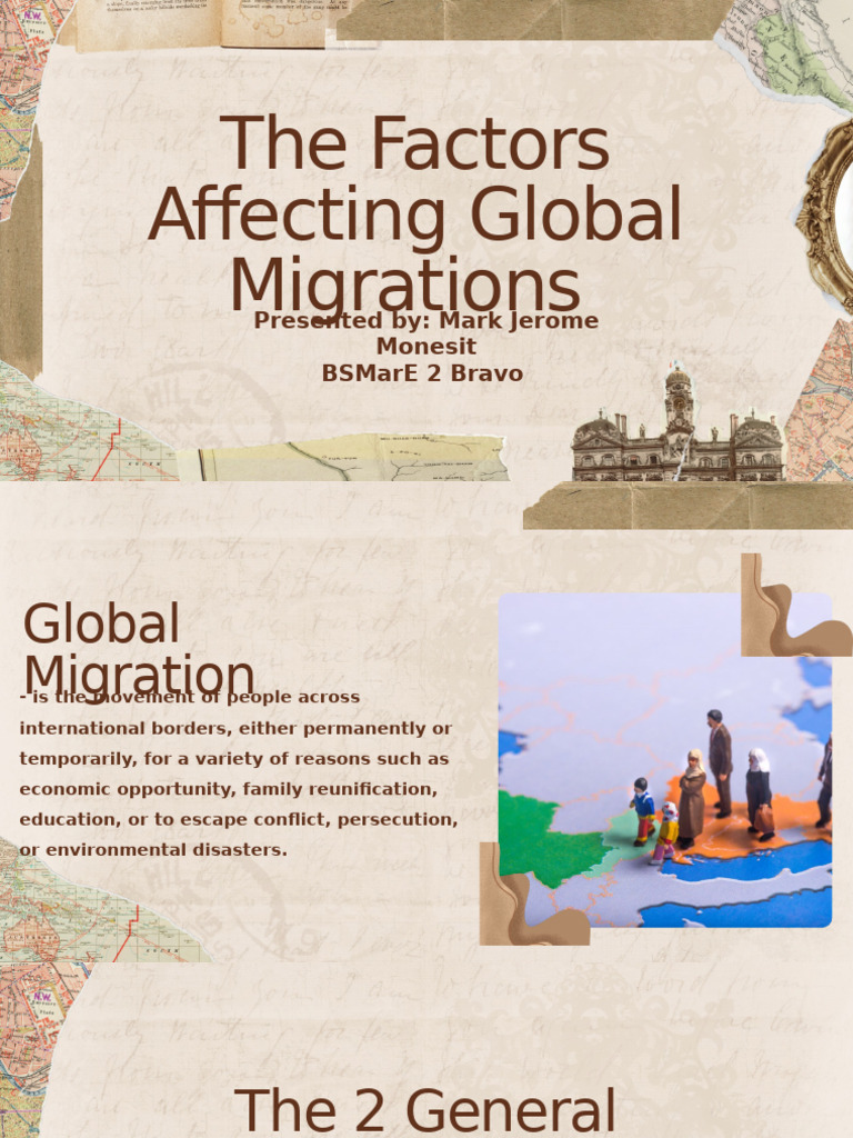 Factors Driving Global Migration Trends | PDF | Cost Of Living | Human ...