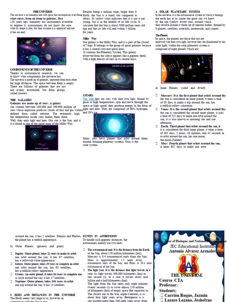 Exploring the Solar System and Universe | PDF | Solar System | Planets