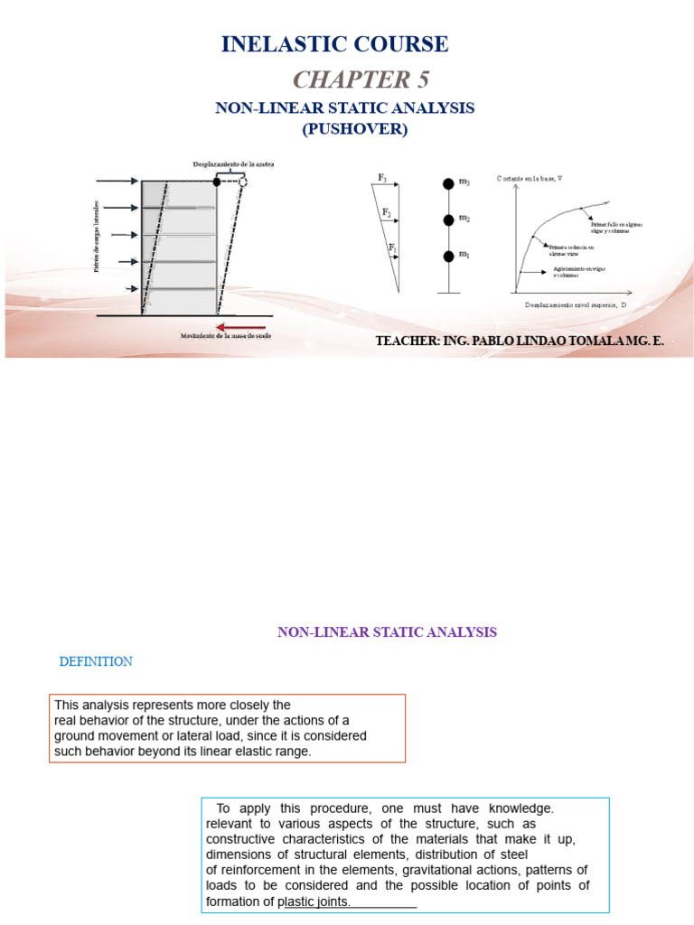 Non-Linear Static Analysis Techniques | PDF | Nonlinear System ...