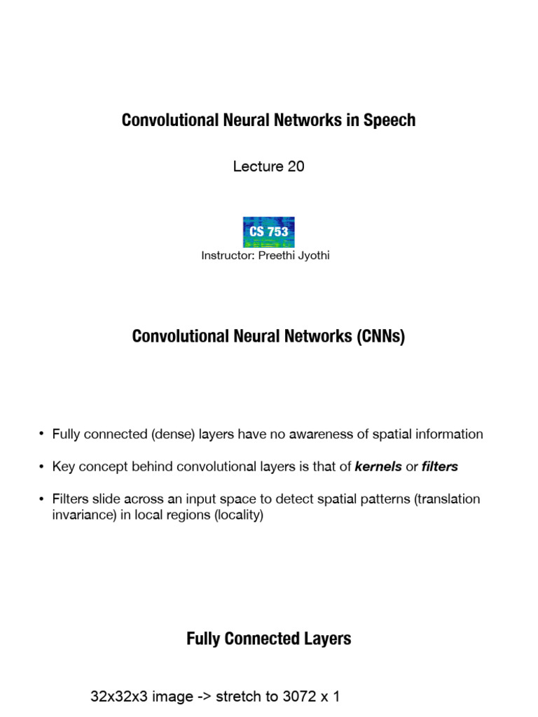 CNNs for Speech Recognition Explained | PDF | Speech Recognition | Deep ...