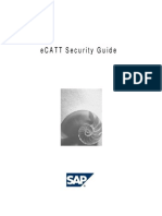 eCATT Security Guide