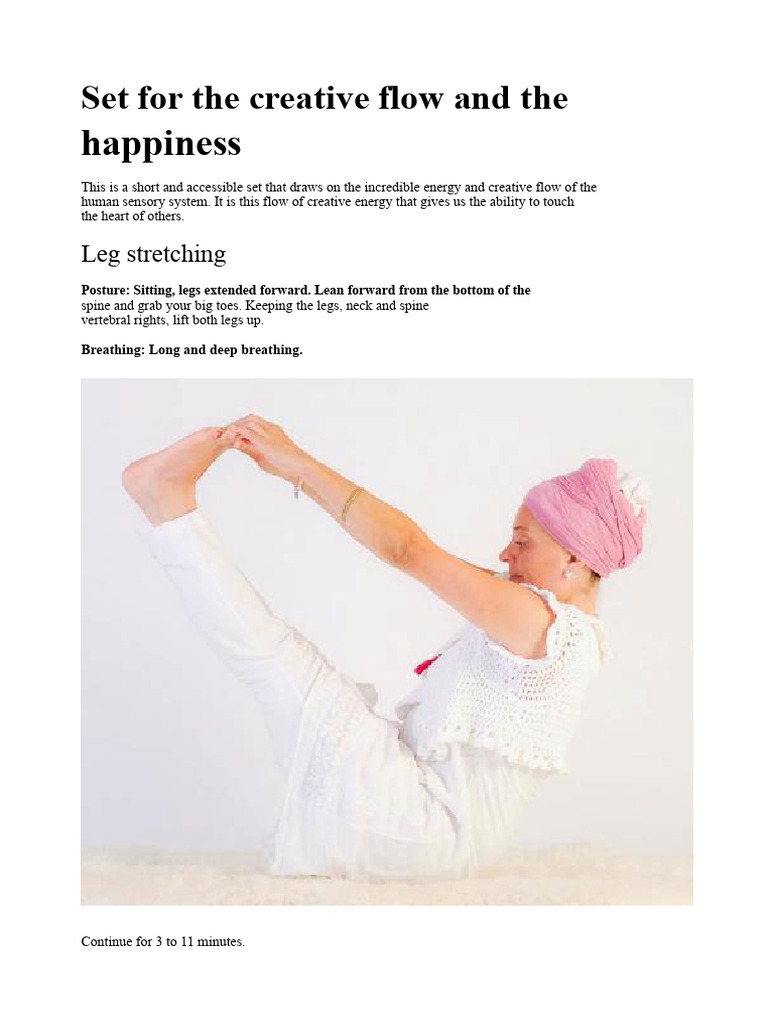 Creative Flow Yoga Exercises Guide | PDF