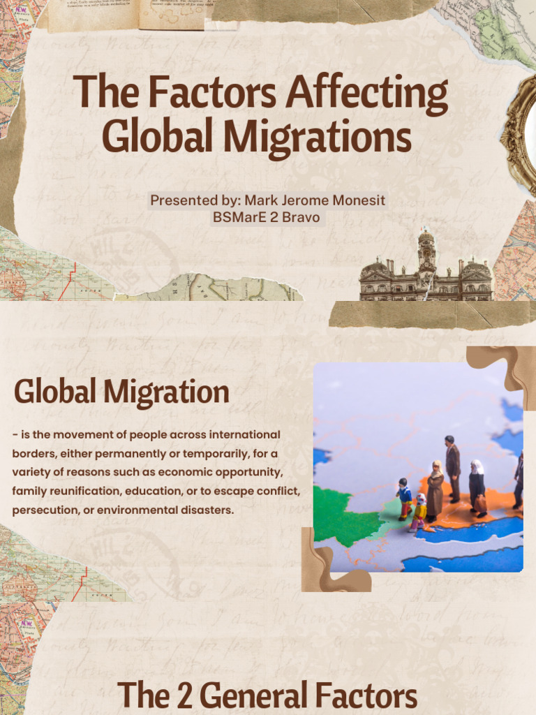 Factors Driving Global Migration Trends | PDF | Cost Of Living | Human ...