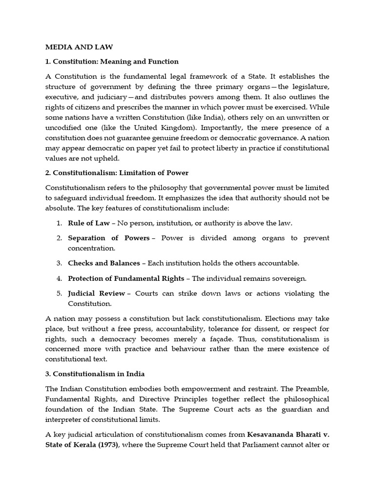 MEDIA FINAL Notes | PDF