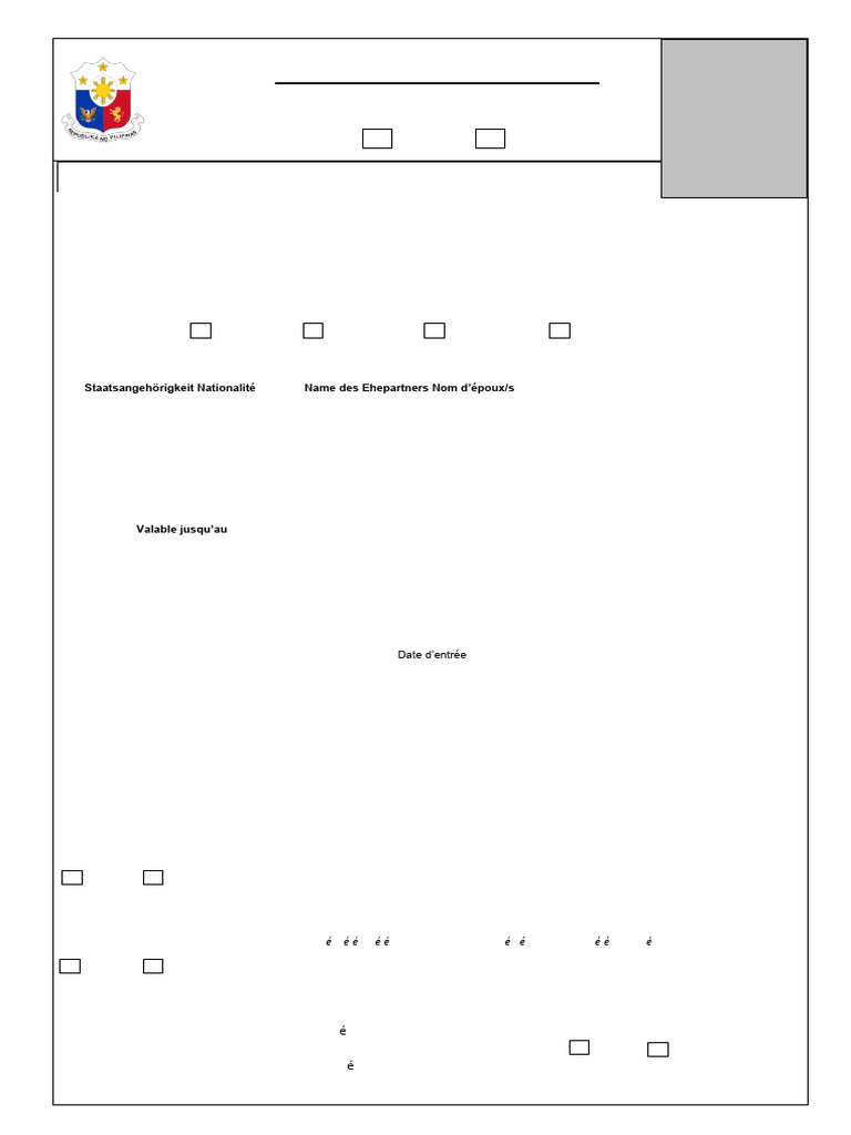 Main - Fa Form 2 A Application Non Immigrant Visa | PDF