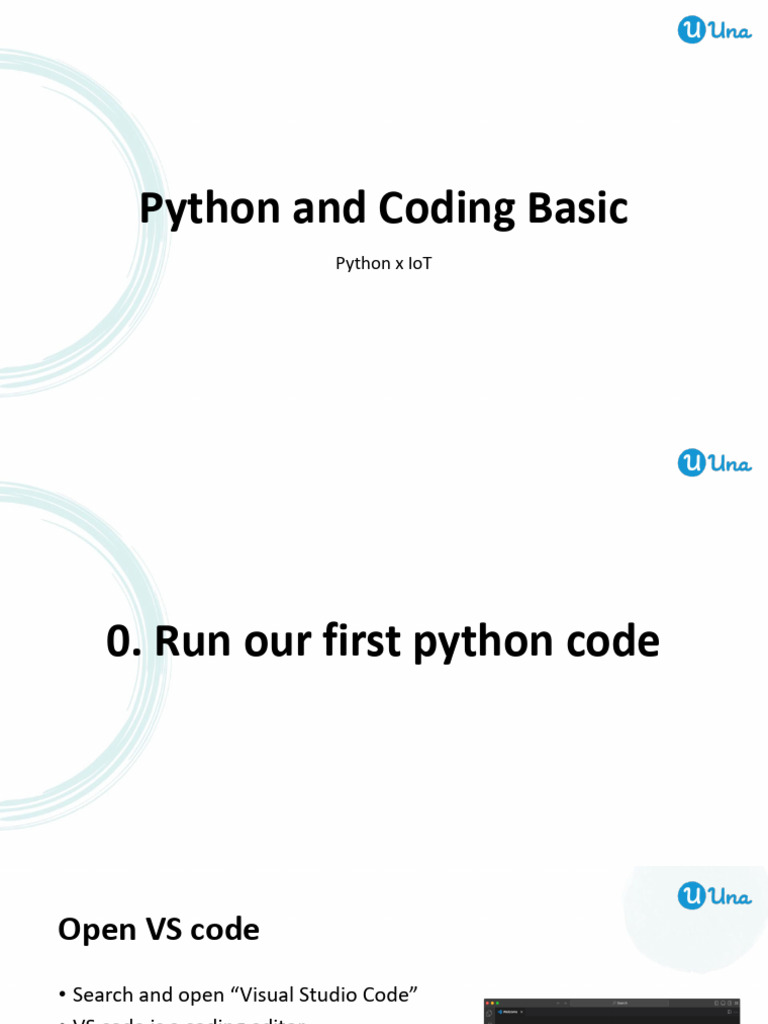 Python Basics for IoT and AI Coding | PDF | Control Flow | Python ...