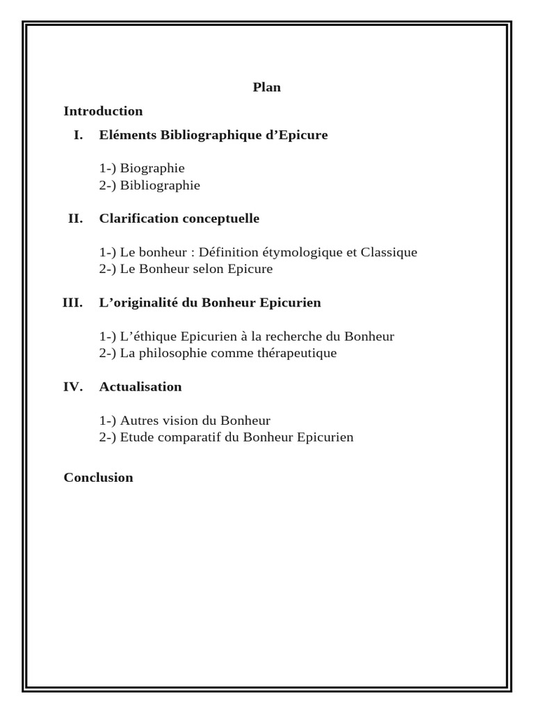 Epicure et la quête du bonheur authentique PDF Plaisir Bonheur — free download