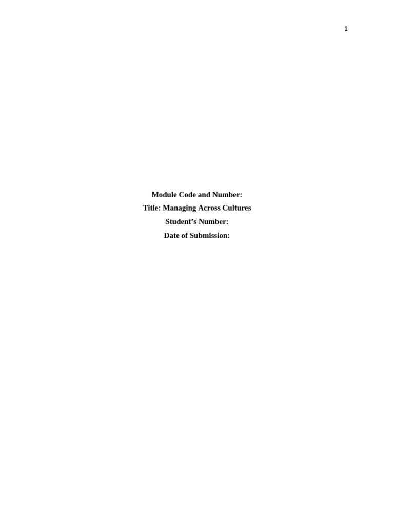Managing Cultural Intelligence in Business | PDF | Leadership ...