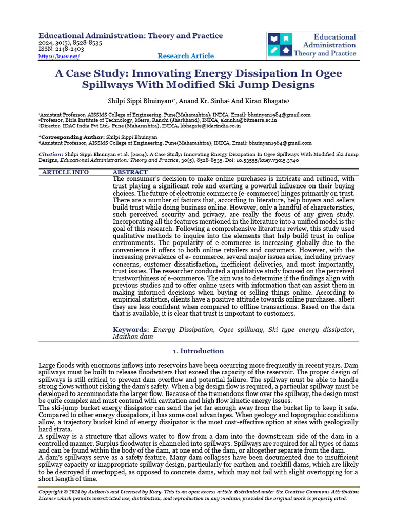 A Case Study Innovating Energy Dissipation in Ogee 250717 215253 | PDF ...