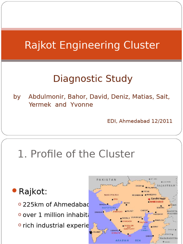 Rajkot Engineering Cluster Overview | PDF | Engineering | Economies