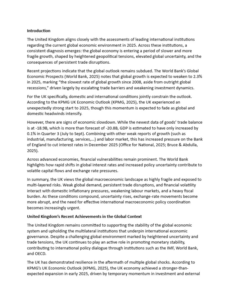 INT-2025 Negotiation Game_UK Position Paper | PDF | International ...