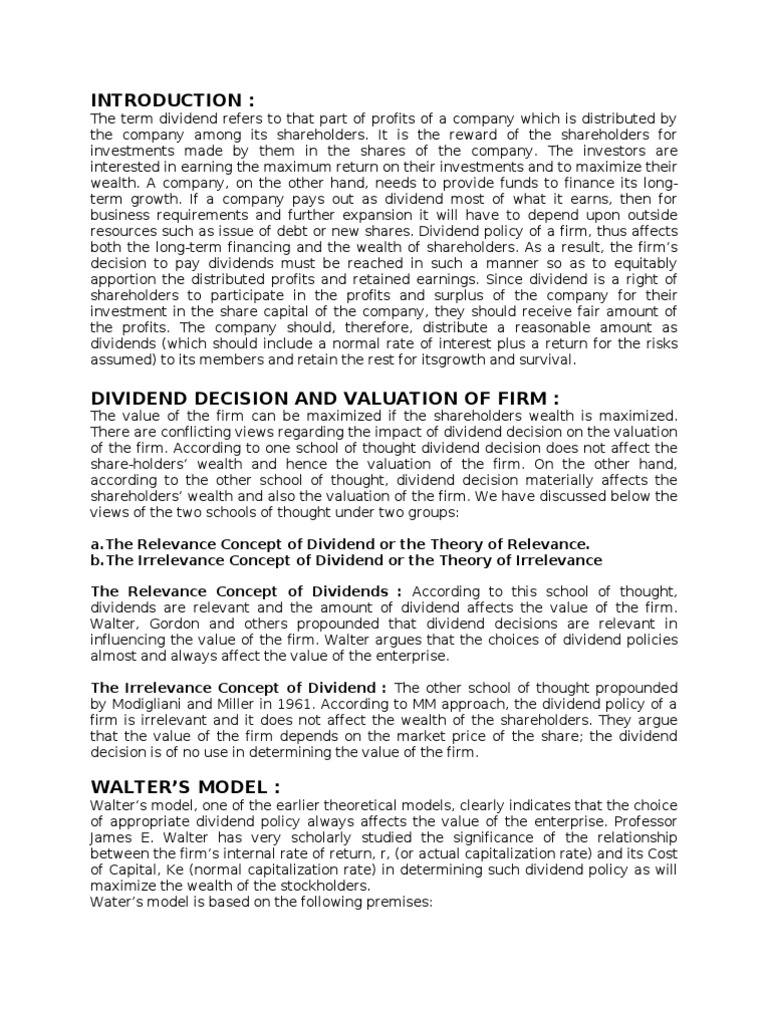 Dividend Decisions Dividend Stocks