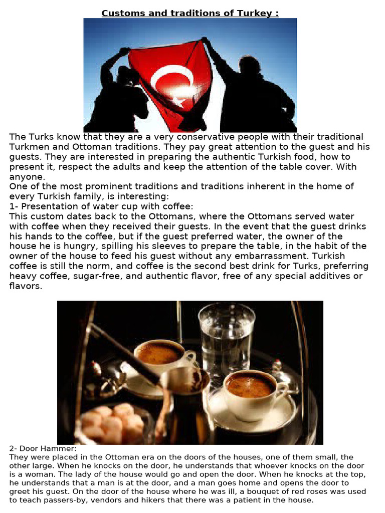 Turkish Customs and Traditions Explained | PDF | Turkey
