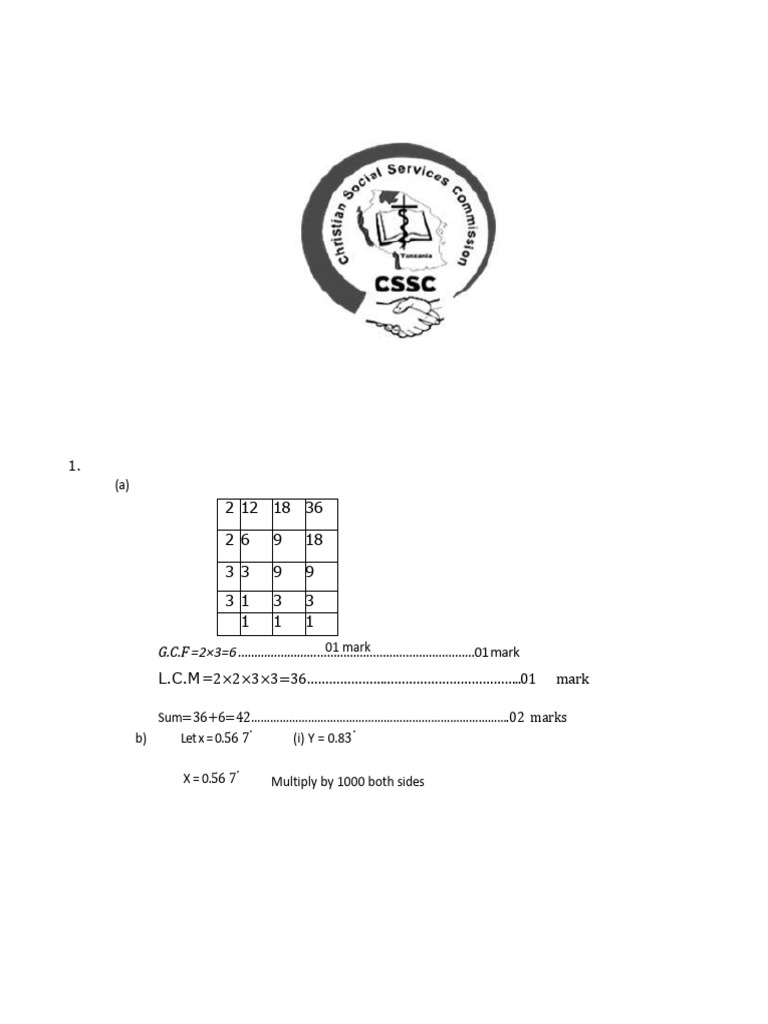 Basic Maths Form 2 Marking Scheme | PDF | Triangle | Euclidean Geometry