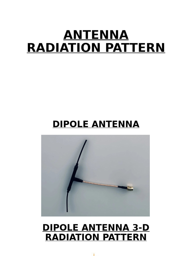 Antenna Radiation Patterns Explained | PDF