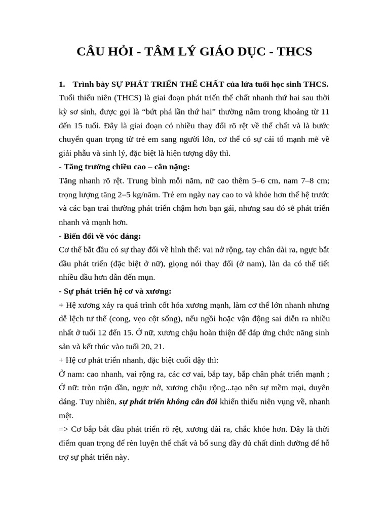 Tam Ly Giao Duc | PDF