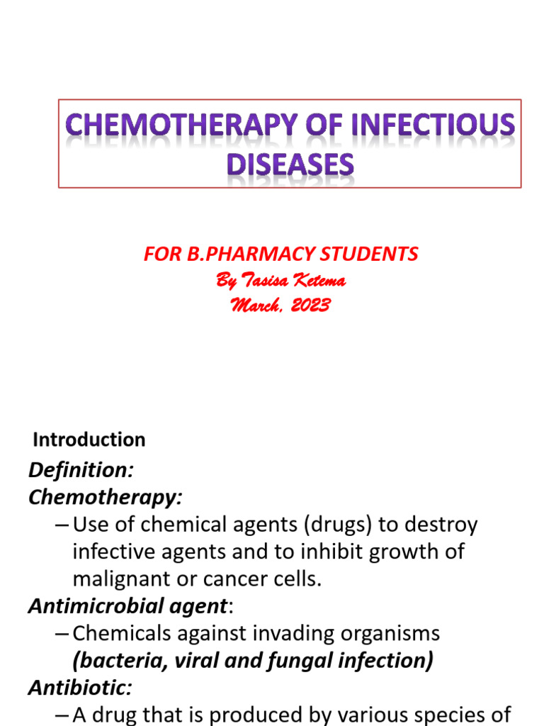 Chemotherapy and Antimicrobial Agents Guide | PDF | Penicillin ...