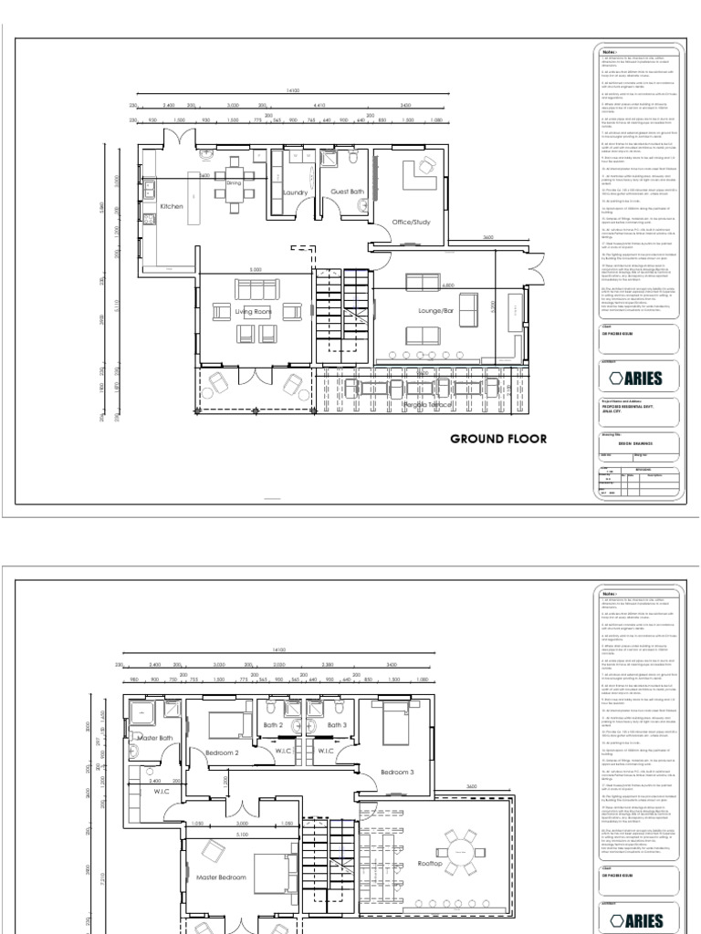 Ground Floor Design Specifications | PDF | Door | Pipe (Fluid Conveyance)