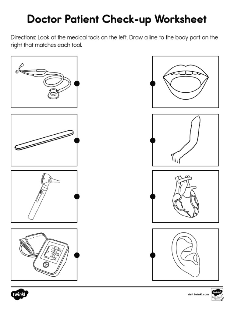 Doctor Patient Check-up Worksheet | PDF