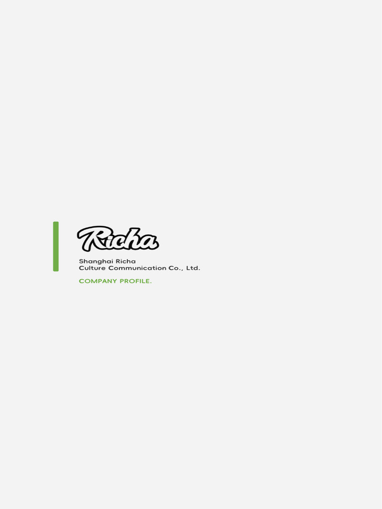 Richa Official Profile 2025EV02 | PDF | Business Economics | Human ...