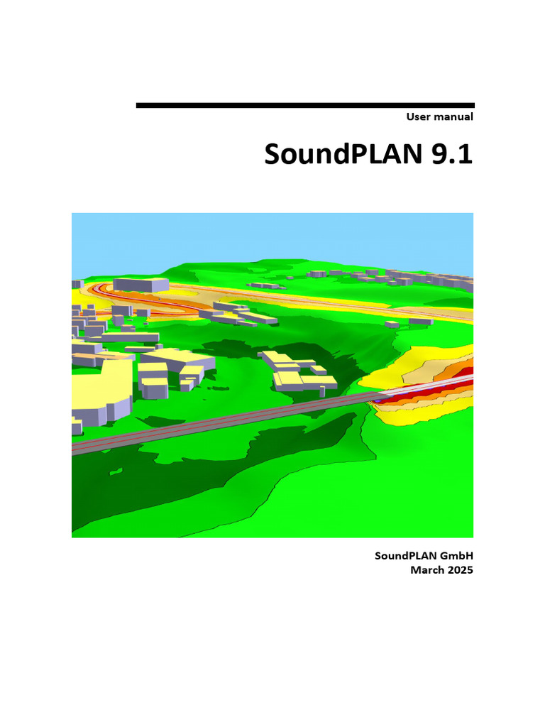 SoundPLANnoise 9.1 User Manual | PDF | Spreadsheet | Page Layout