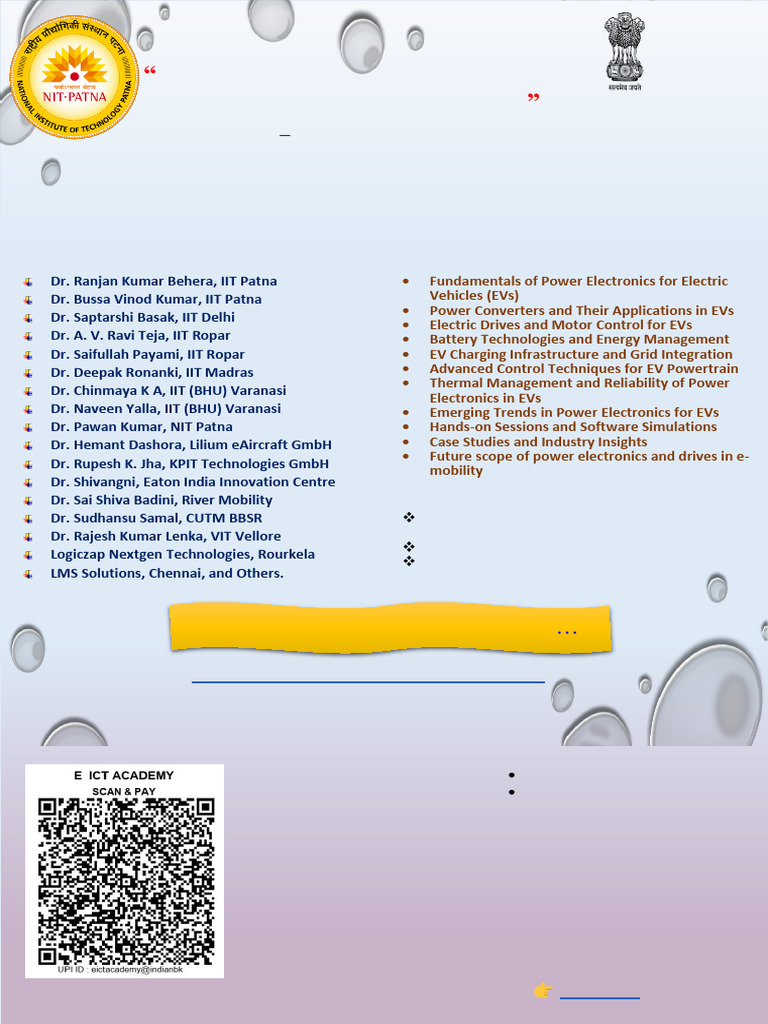 Power Electronics FDP for Electric Vehicles | PDF