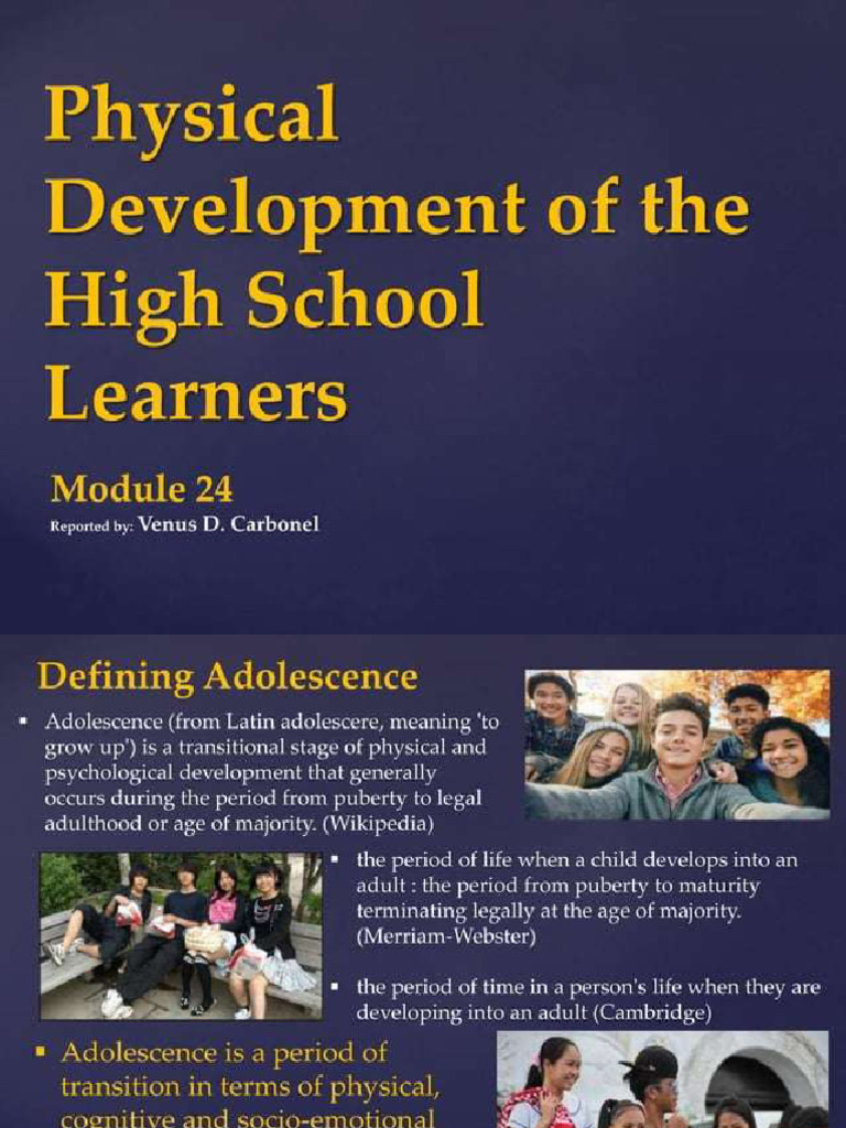 H.S Physical Development | PDF
